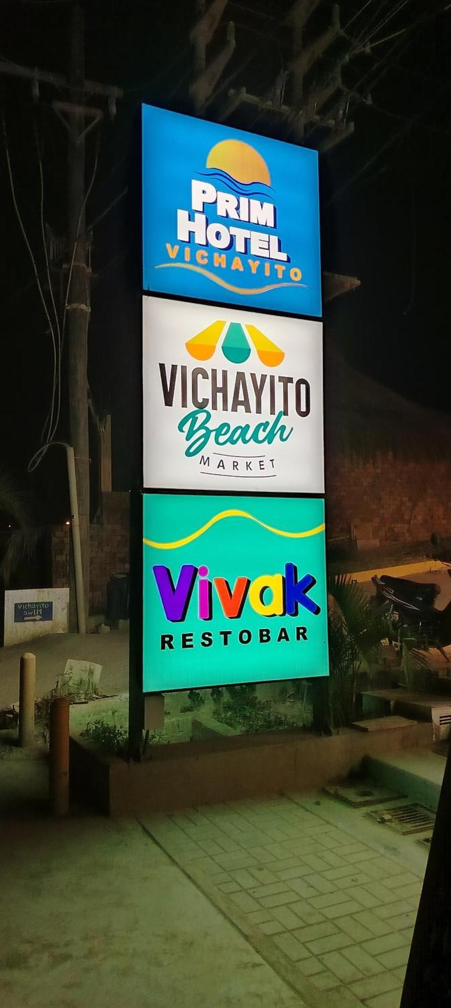 Prim Hotel Vichayito Exterior foto